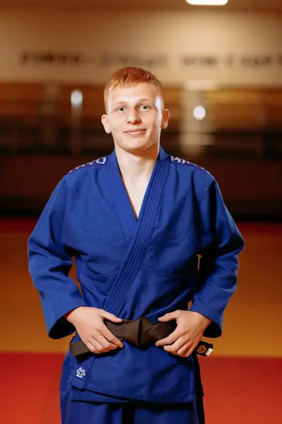 Кимоно для дзюдо синее, TM "Kintayo" Yuko, 160 рост, плотность 450 гр/м.кв. купить недорого в Украине, фото 2