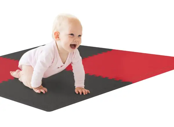 Мат-пазл Hop-Sport EVA 2см HS-A020PM - 4 частини червоно-чорний купити недорого в Україні, фото 4