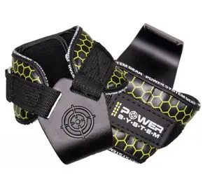 Гаки для тяги на зап'ястя Power System PS-3360 Hooks V2 Black/Yellow L купити