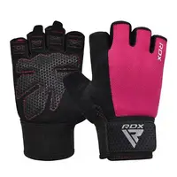 Перчатки для фитнеса RDX W1 HALF PINK PLUS-M купить