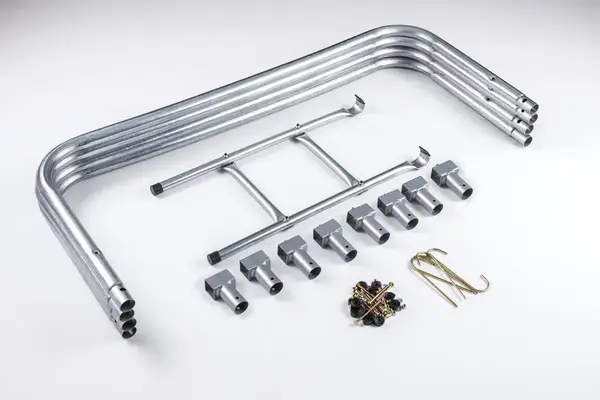 Батут Hop-Sport 14ft (427см) зеленый с внутренней сеткой. купить недорого в Украине, фото 10