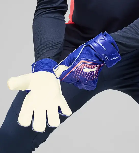 Воротарські рукавиці Puma ULTRA Play RC синій, білий Уні 9 купити недорого в Україні, фото 3