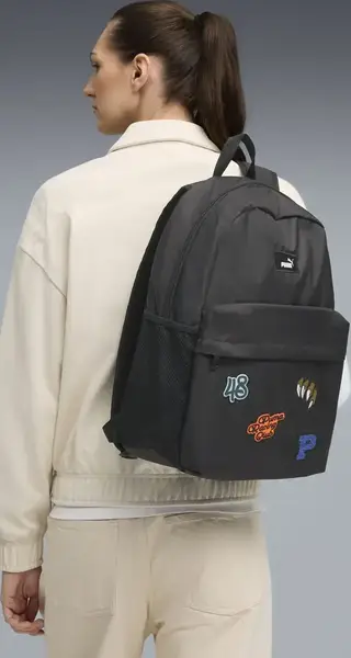 Рюкзак Puma PHASE PATCH Backpack 20L чорний Діт 44 х 38 х 14 см купити недорого в Україні, фото 3