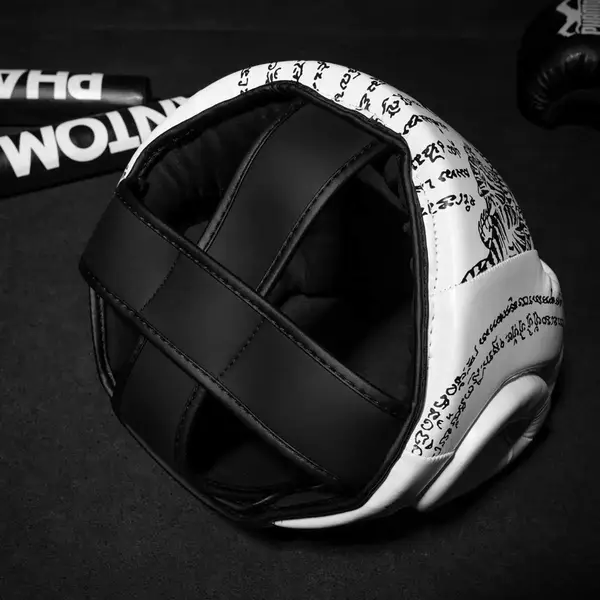 Боксерський шолом Phantom Muay Thai Full Face White купити недорого в Україні, фото 6