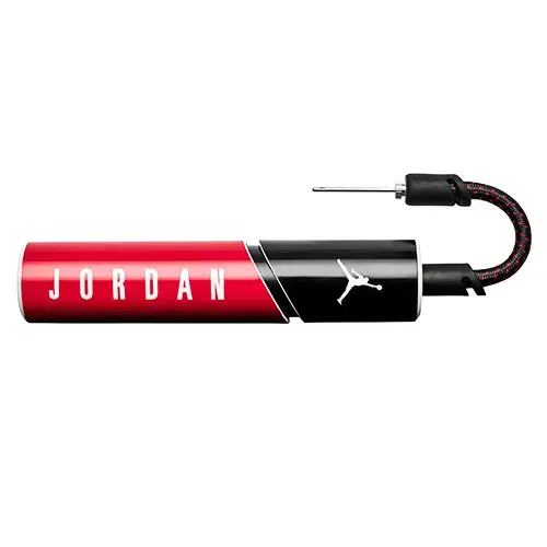 Насос Nike JORDAN ESSENTIAL BALL PUMP BLACK/GYM RED/BLACK/WHI червоний, чорний, білий Уні NS купити