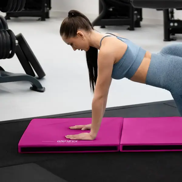 Мат гимнастический твердый Gymtek 5 см розовый гимнастический мат 5 см купить недорого в Украине, фото 5