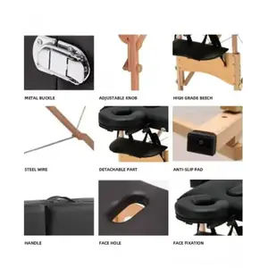 Масажний стіл Vigor BM2523-1.2.3-W білий купити