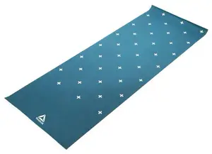 Двухсторонний коврик для йоги Reebok Double Sided 4mm Yoga Mat голубой, белый Уни 173 х 61 х 0,4 с купить