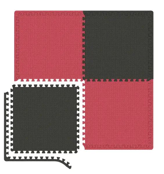 Мат-пазл Hop-Sport EVA 2см HS-A020PM - 4 частини червоно-чорний купити недорого в Україні, фото 2