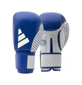 Перчатки с лицензией Wako для бокса и кикбоксинга синий/белый | 10 унций | ADIDAS adiKBWKF200 купить