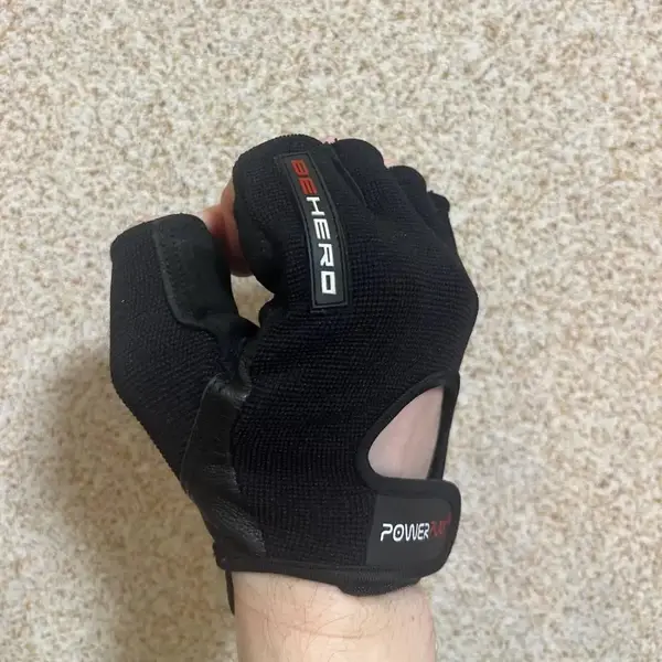 Перчатки для фитнеса и тяжелой атлетики PowerPlay 9200 черные XL купить недорого в Украине, фото 8