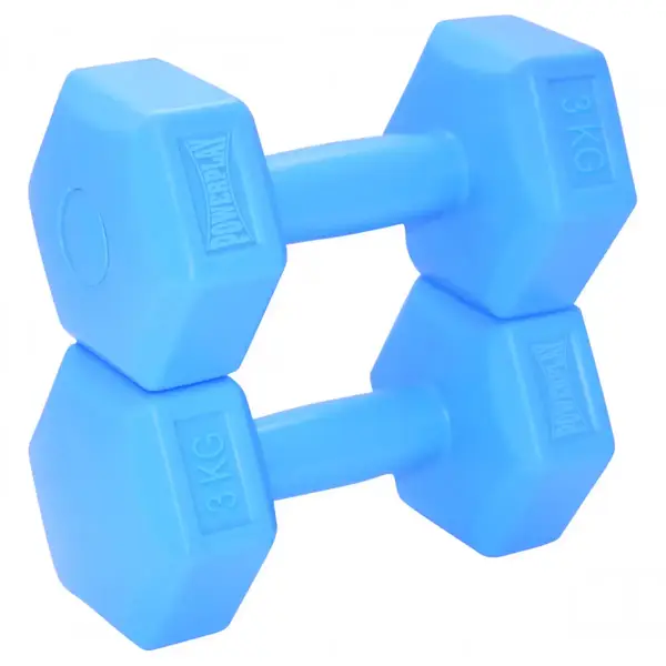 Гантели композитные PowerPlay 4124 Hercules 2*3 кг. Синие (пара – 2шт.) купить недорого в Украине, фото 7