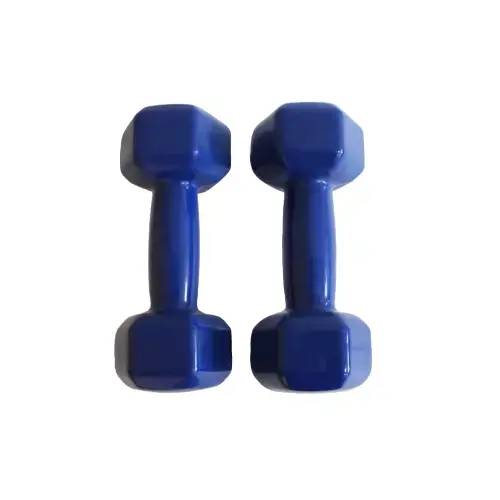 Гантель для фитнеса с виниловым покрытием Generation Fitness FF51D3A-3kg (синий) купить недорого в Украине, фото 6