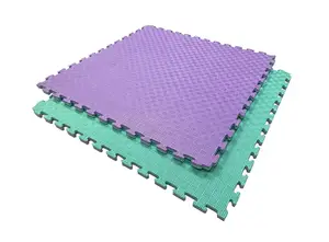 Татамі мат EVA 20 мм 1х1м Бірюзово - Фіолетовий купити