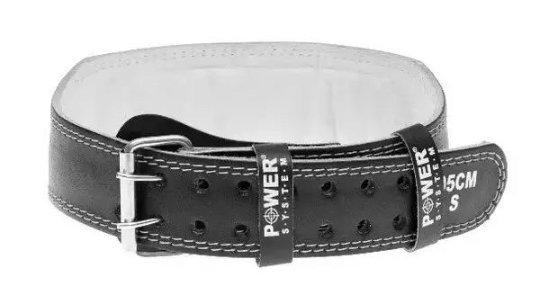 Пояс для тяжелой атлетики Power System PS-3250 Power Basic кожаный Black S купить недорого в Украине, фото 3