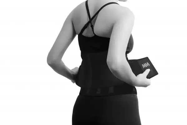 Пояс компрессионный MadMax MFA-277 Slimming belt Black/black M купить