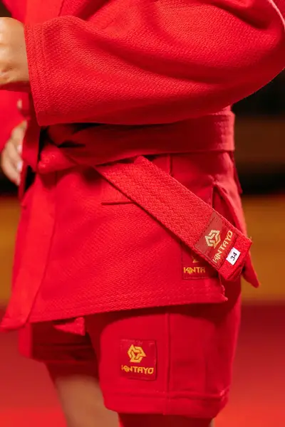 Форма для самбо (самбовка) червона TM "Kintayo", 130 зріст, щільність 550 гр/м.кв. купити недорого в Україні, фото 3
