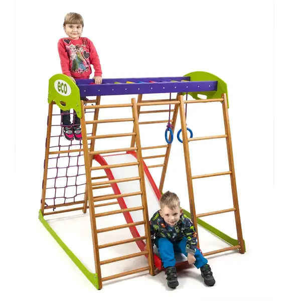 Детский спортивный комплекс для квартиры SportBaby Карамелька Plus 1 купить недорого в Украине, фото 10