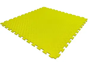 Модульне покриття підлога пазл 100х100х1 см Жовтий купити
