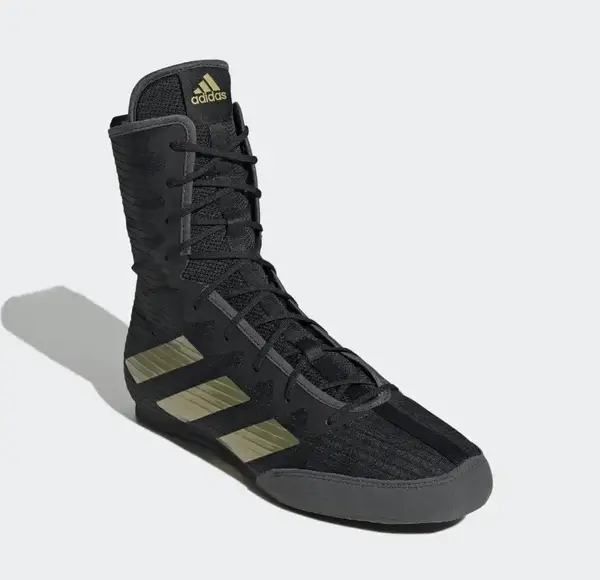 Взуття для боксу (боксерки) ADIDAS Box Hog 4 GZ6116 | Чорний/Золотий | 38.5 | Стопа 25 см купити недорого в Україні, фото 5