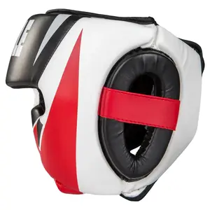 Боксерський шолом TITLE MMA Command Black/White/Red M (капа в комплекті) | Обхват голови 54-56 см купити