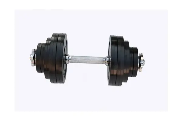 Гантель обгумована набірна 15 кг Rn-Sport купити недорого в Україні, фото 3