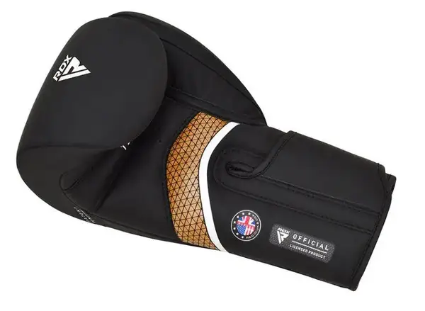 Перчатки боксерские RDX T17 Aura Black Gold 12 ун. купить недорого в Украине, фото 3