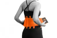 Пояс компресійний MadMax MFA-277 Slimming belt Black/neon orange M купити
