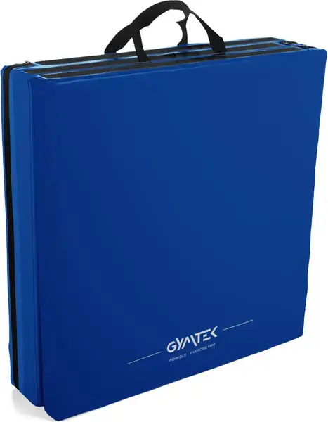 Мат гимнастический твердый Gymtek 5 см синий купить недорого в Украине, фото 9