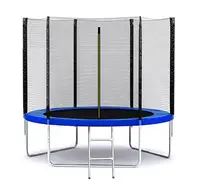 Батут SJ 10ft (312см) синий с наружной сеткой купить