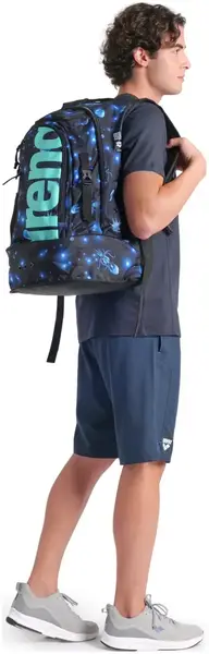 Рюкзак Arena FASTPACK 3.0 ALLOVER 40L темно-синій Уні 54 x 36 x 27 см купити недорого в Україні, фото 4