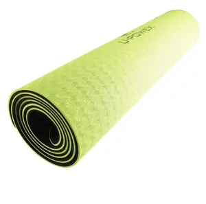 Коврик для йоги и фитнеса U-POWEX TPE Yoga mat Green/Black (183х61х0.6) купить