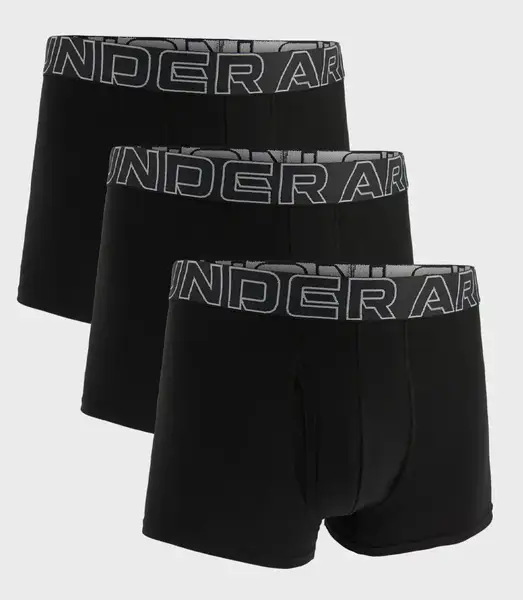 Труси UA M Perf Cotton 3in чорний Чол SM купити