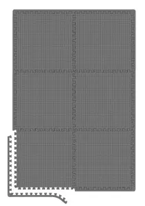 Мат-пазл Hop-Sport EVA 1см HS-A010PM - 6 частей серый купить