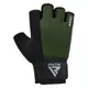 Перчатки для фитнеса RDX W1 Half Army Green Plus L купить