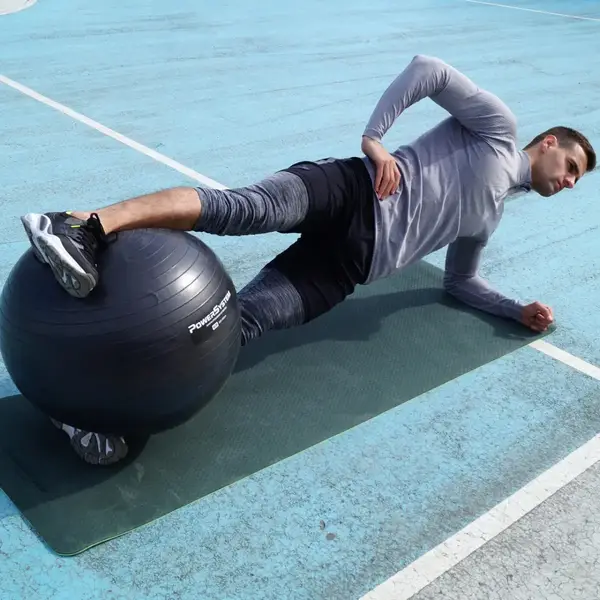 Мяч для фитнеса (фитбол) Power System PS-4018 Ø85 cm PRO Gymball Black купить недорого в Украине, фото 5