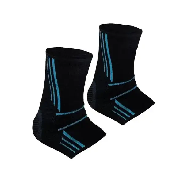 Бандажі на гомілкостоп Power System PS-6022 Ankle Support Evo Black/Blue M (пара) купити недорого в Україні, фото 3