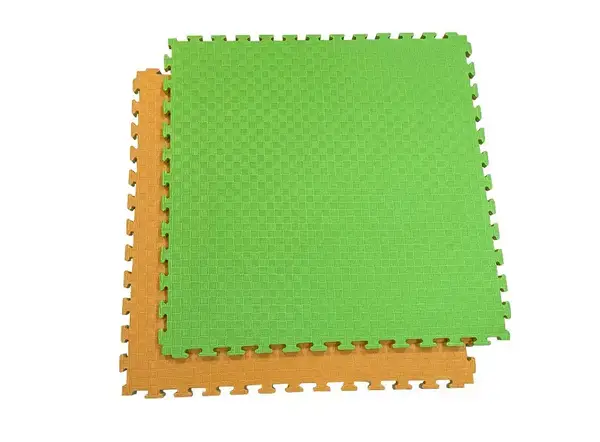 Татами мат EVA 20 мм 1 мх1м Помаранчево-зелений купити недорого в Україні, фото 6