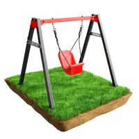 Качели K-SPORT KSOZ023 SUPER FUN - серо-красные - серо-красные купить