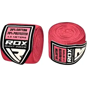 Бинты боксерские RDX Fibra Pink 4.5m купить