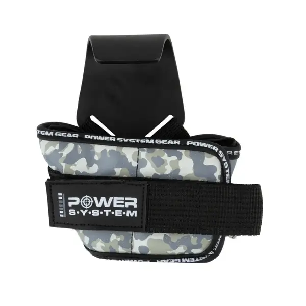 Крюки для тяги на запястье Power System PS-3370 Hooks Camo Black/Grey XL купить недорого в Украине, фото 6