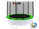 Батут Hop-Sport 10ft (305см) зеленый с наружной сеткой. купить