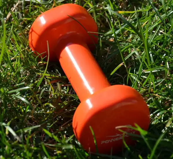 Гантелі вінілові PowerPlay 2 * 1 кг. PP_4103 Помаранчеві (2шт. - пара) + Резинка для фітнесу 7,5кг купити недорого в Україні, фото 6