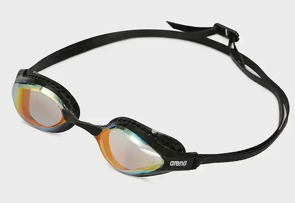 Очки для плавания Arena AIR-SPEED MIRROR желтый, медно-черный Уни OSFM купить