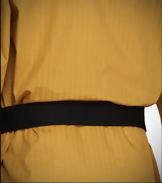 Добок для тхеквондо ADIDAS POOMSAE PREMIUM | жовто-чорний 180 | ADITPGM01 купити недорого в Україні, фото 3