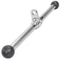 Ручка для верхней тяги York Fitness 45см прямая на трицепс с вращающимся подвесом хром. купить