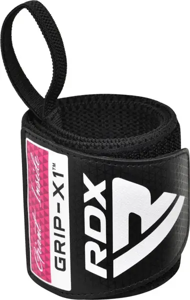 Бинти для зап'ясть (кистьові бинти) RDX GYM WRIST WRAP R11 BLACK/PINK купити недорого в Україні, фото 4