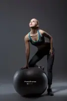 Мяч для фитнеса (фитбол) Power System PS-4011 Ø55 cm PRO Gymball Black купить