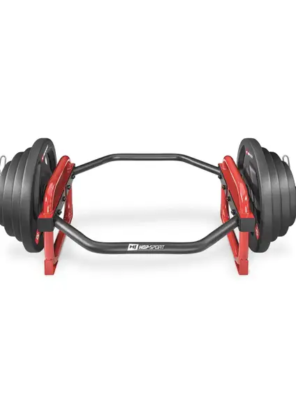 Треп-гриф олимпийский Hop-Sport HS-OT143-50 Черный/Красный купить недорого в Украине, фото 3