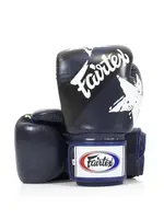 Боксерські рукавиці Fairtex BGV1 Nation Print Blue 14 унцій (бинти в комплекті) купити